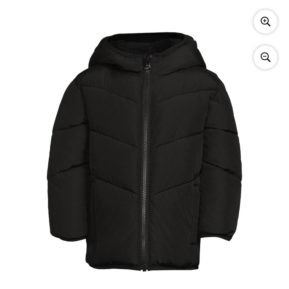 SwissTech Black Puffer Jacket